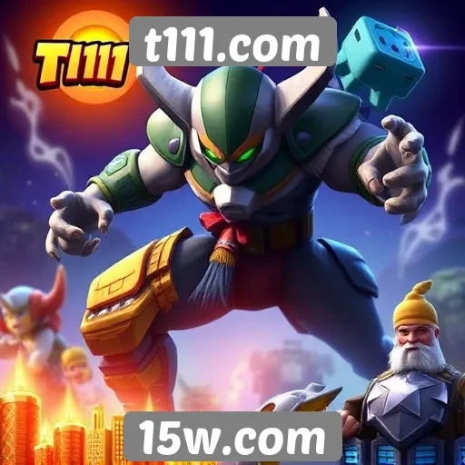 Diversidade de jogos disponíveis no t111.com